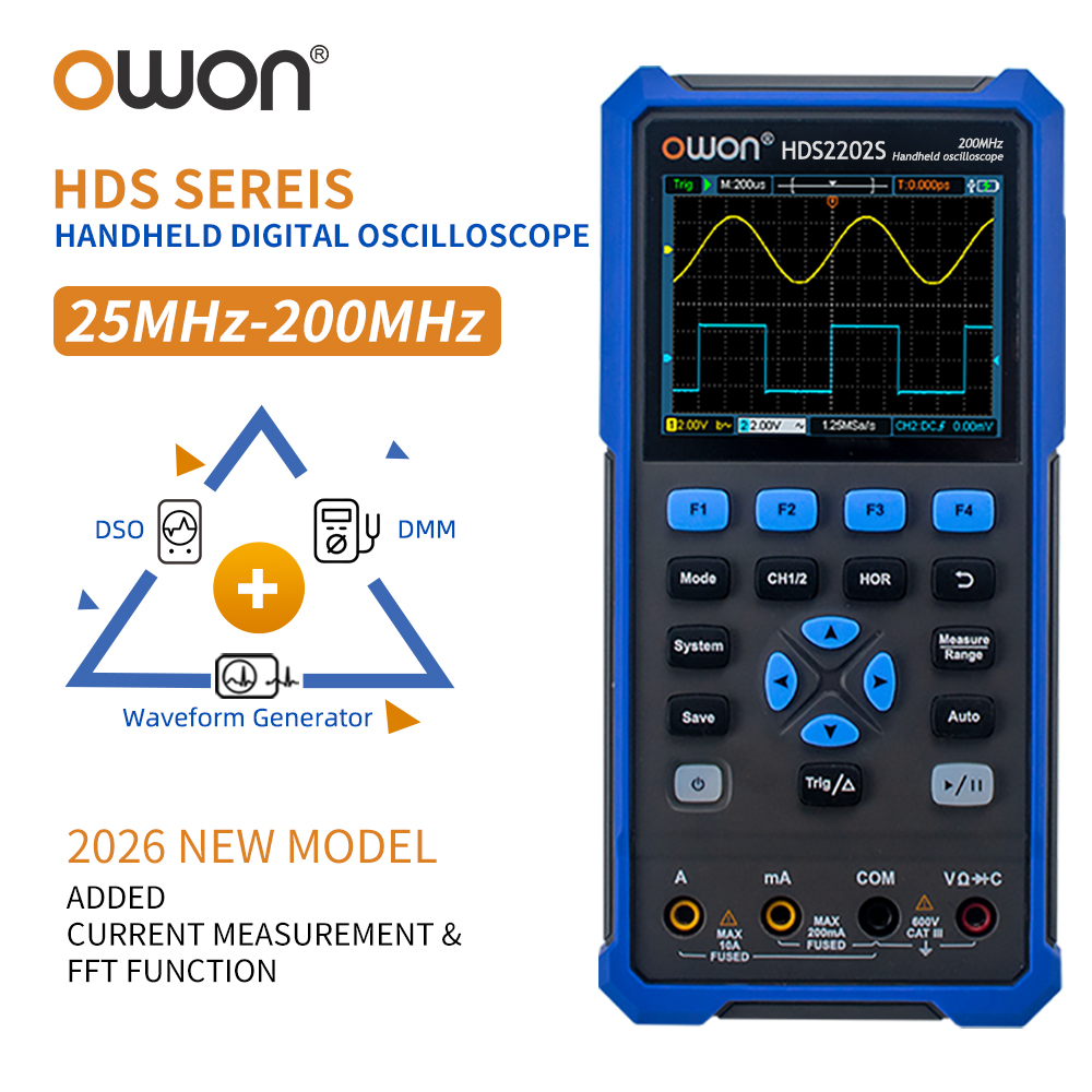 OWON HDS200 Series Handheld Di - đánh giá và giá Electronics Repair Lab