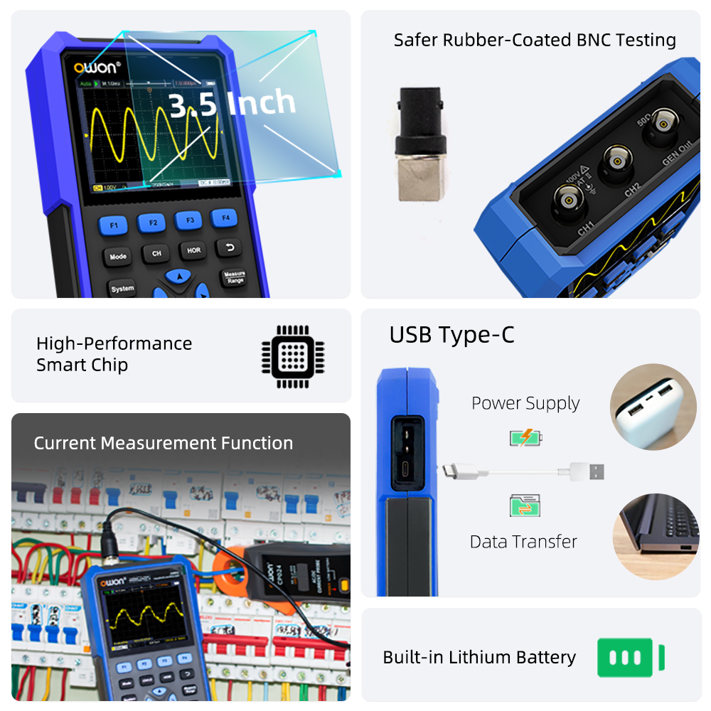 OWON HDS200 Series Handheld Di - đánh giá và giá Electronics Repair Lab