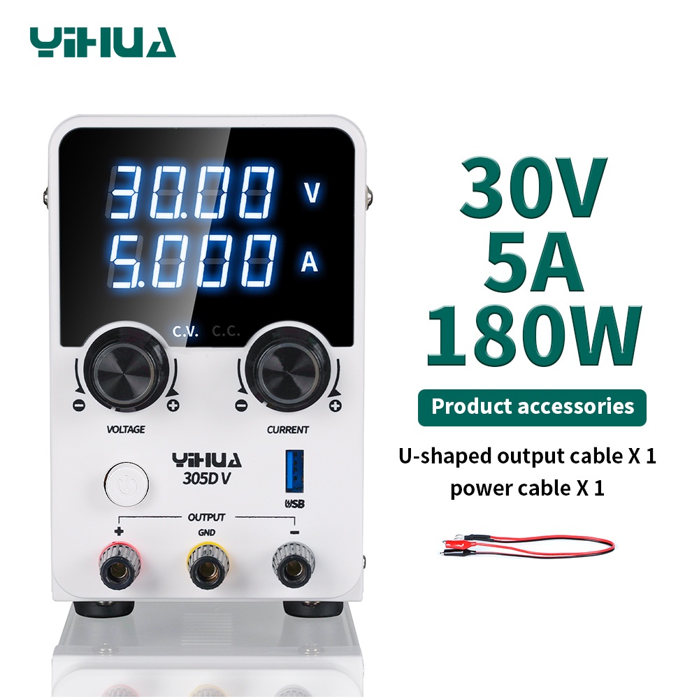 YIHUA 305D-V 180W DC Power Sup - đánh giá và giá Electronics Repair Lab