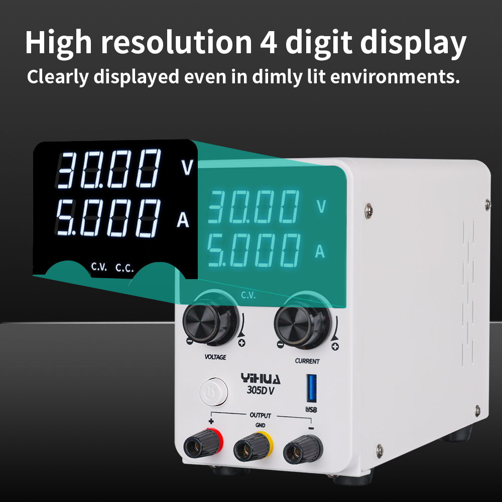 YIHUA 305D-V 180W DC Power Sup - đánh giá và giá Electronics Repair Lab
