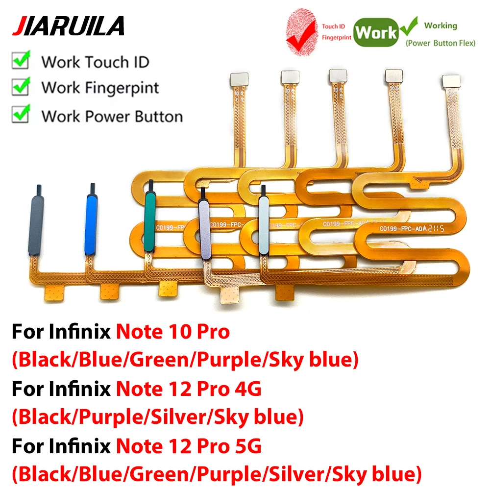 NEW For infinix Note 10 Pro /  - đánh giá và giá Fingerprint Cable Flex