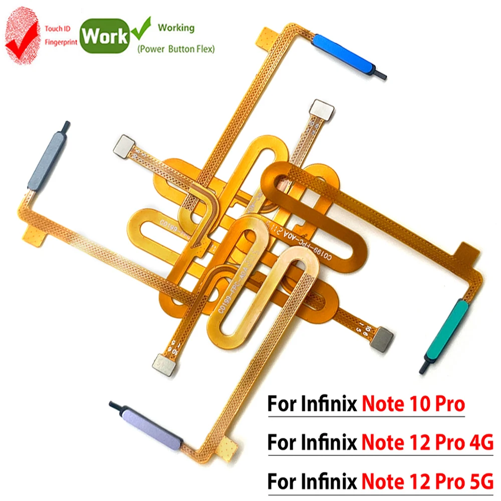 NEW For infinix Note 10 Pro /  - đánh giá và giá Fingerprint Cable Flex