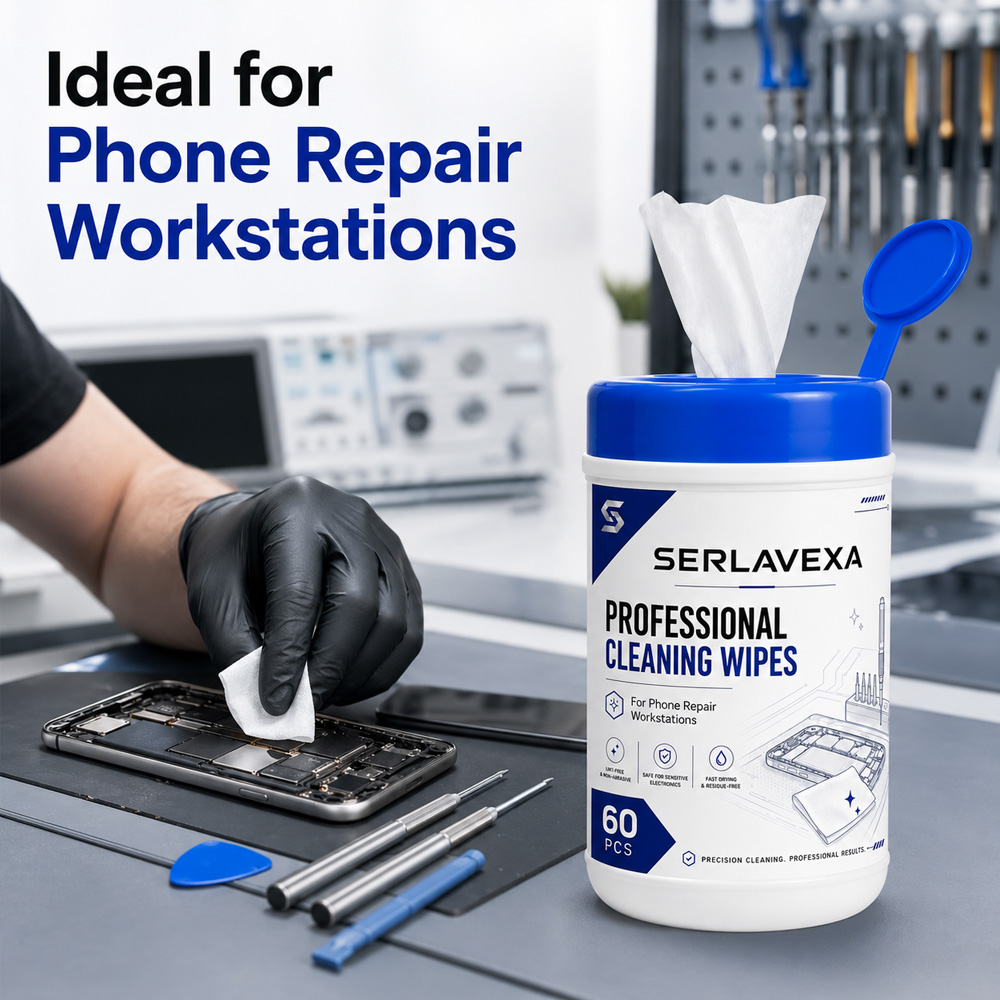 60 Count Electronics Cleaning  - đánh giá và giá Electronics Repair Bench